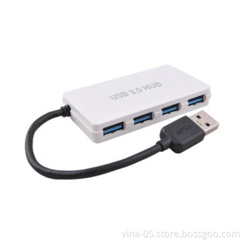 High-speed 4 Ports USB 3.0 Hub with CE/RoHS/FCC Marks, OEM or ODM Orders Welcomed